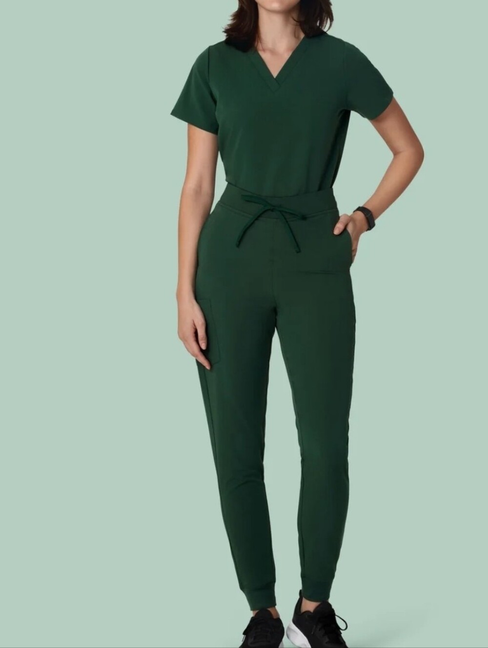 Mandala Green 2-Piece Scrub Set